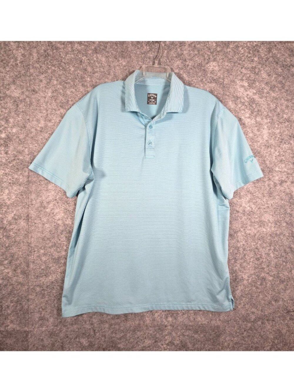 Callaway Men’s Golf Polo Shirt Blue Size XL Performance Moisture Wicking office
